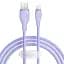 Кабель Baseus Pudding Series Fast Charging Cable USB to Lightning 2.4A 2m 2m P10355700511-01 Purple - миниатюра 1