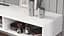 Тумба под ТВ Невада Ferrum-decor 45x100x38 Черный металл ДСП Белый 16 мм (FRD-106725) - миниатюра 2
