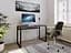 Компьютерный стол c массивной толстой столешницей Loft FHX-1 Антрацит - миниатюра 1