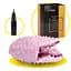 М'яч для фітнесу (фітбол) Cornix 55 см масажний Anti-Burst Light Pink XR-0473 - мініатюра 6