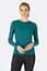 Термофутболка женская Rab Forge LS Tee Womens 8 Темно-бирюзовый - миниатюра 1