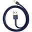 Кабель Baseus Cafule Lightning USB 1.5 A 2 м Blue-Gold CALKLF-CV3 - миниатюра 1