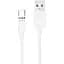 Кабель XO NB187 USB A - USB C 2.1 A 1 м білий - мініатюра 2