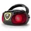 Музичний бумбокс Auna Roadie CD Boombox FM Radio Light Show (10029814) - мініатюра 1