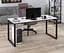 Письмовий стіл Loft Design Q-160-18 Black (Білий) - мініатюра 1