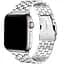 Браслет BeWatch для Apple Watch series 3/4/5/6 із шириною корпусу 38/40мм Quadro сталевий Сріблястий (1024405) - мініатюра 1