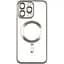 Чохол Metallic Chrome Full Camera Magsafe Apple iPhone 15 Pro Titan - мініатюра 1