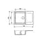 Кухонная мойка Adamant Horizon Medium 700x500x230 графит 000000000000, Графит - миниатюра 3
