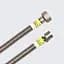Шланг для газу Eco-Flex Стандарт з нержавіючої сталі d 12 1/2х3/4" В 40 см 30412 - мініатюра 2