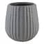 Ваза-кашпо МВМ My Home, 13 см, серая (DH-FLOWERS-25 S GRAY) - миниатюра 2