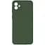 Чохол Silicone Cover з рамкою камери Samsung Galaxy A04 Dark Green - мініатюра 1