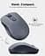 Безшумна Bluetooth-миша Lenovo (WL300) - 5-кнопкова комп'ютерна миша з безшумним клацанням лівої та правої клавіш - ергономічний д - мініатюра 2