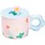 Чашка керамічна Happy Life Flowers з кришкою рожева 300 мл HP7196P - мініатюра 1