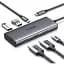 Концентратор Ugreen USB3.1 Type-C to HDMIx2 4K60Hz (8k30Hz)/USB3.0x2/Type-C/PD 100W CM498 (15852) - мініатюра 1