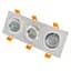 Светильник точечный Brille поворотный HDL-DT 109/3 MR16 SL 36-257 - миниатюра 3