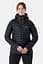 Пуховик женский Rab Microlight Alpine Long Jacket Womens 14 Черный - миниатюра 1