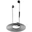 Дротові навушники-вкладиші Recci REW-E01 Listener 3.5 mm 1.2 m з мікрофоном Black - мініатюра 2