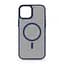 Чехол для Apple iPhone 15 Plus, Uniq MagCase, синий, противоударный, панель-накладка с магсейф, ударопрочный TPU+PC, с магнитом MagSafe, поддержка полноценной беспроводной зарядки, ArmorStandart (ARM75301) - миниатюра 1