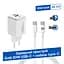 Комплект зарядний пристрій GaN 30W USB-C (PD 3.0) + USB-A (QC 18W), кабель USB-C to USB-C 1м в комплекті, підтримка Power Delivery та PPS, швидкий зарядний пристрій для планшетів та смартфонів, ArmorStandart (ARS82791) - мініатюра 1