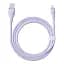 Кабель Baseus Pudding Series Fast Charging Cable USB to Lightning 2.4A 2m 2m P10355700511-01 Purple - миниатюра 2