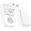 Дверний звонок Hoco HI26 EcoBell self-powered wireless doorbell White - мініатюра 3