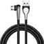 Кабель Baseus Sharp-Bird Mobile Game Cable USB to MicroUSB 2.4A 1m CAMMVP-E01 Black - мініатюра 1