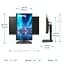 Монитор TFT 27" BenQ SW272Q, 2K IPS, 2хHDMI, DP, USB-C, HAS, USB-hub, MCR, Pivot, серый (9H.LLPLB.QBE) - миниатюра 3