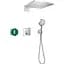 Душова система прихованого монтажу Hansgrohe Raindance E 300 1jet ShowerSelect S з термостатом Chrome 27952000, Хром - мініатюра 1