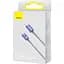 Кабель Baseus Crystal Shine Series Fast Charging Cable Type-C to Type-C 100W 1.2m CAJY000605 Purple - мініатюра 4