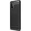 Чехол-накладка Toto Carbon Brush TPU Case Samsung Galaxy A31 Black - миниатюра 1