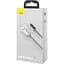 Кабель Baseus Display Fast Charging Cable USB to Type-C 5A 1m CATSK-0S Silver - мініатюра 4