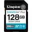 Карта пам'яті Kingston SDXC, 128Gb Canvas Go! Plus, Сlass10 UHS-I U3 V30, до 200 МБ/с (SDG4/128GB) - мініатюра 1