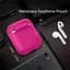 Силиконовый чехол для наушников Apple Airpods Малиновый чехол на аирподс 1/2 - миниатюра 3
