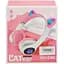Бездротові навушники RIAS VZV-23M котячі вушка Bluetooth з RGB підсвічуванням White-Pink (3_01403) - мініатюра 3