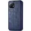 Кожаный чехол-книжка GETMAN Cubic (PU) для Xiaomi Mi 11 Синий - миниатюра 2