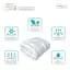 Одеяло летнее Ideia Super Soft Classic, 210х175 см, белый (8-11787) - миниатюра 7