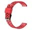 Ремінець для Blackview R3R3 ProR3 MaxR5X5 - червоний ширина кріплення 20мм силікон Watchbands double (W39-5WB53193941) - мініатюра 2