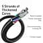 Кабель Baseus Display Fast Charging Cable USB to Type-C 66W 2m CASX020101 Black - миниатюра 2
