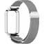 Ремешок DK CDK для Xiaomi Redmi Smart Band 3 Metal Milanese Loop Magnetic (018854) (silver) - миниатюра 1