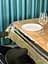 Скатертина силіконова із золотою стразовою стрічкою подвійною 270х190 см - мініатюра 7