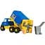 Машинка Tigres City Truck Сміттєвоз синя з жовтим (39399) - мініатюра 2