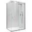 Бічна стінка для кабіни Koer SR SW01-90x200-TR-01 прозоре скло Easy Clean 8 мм, хром KR5381, прозоре, хром - мініатюра 1
