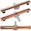Душовий канал Rea Neo Slim Pro 60 см brushed copper REA-G0650 - мініатюра 1