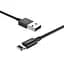 USB Cable Hoco X23 Skilled Lightning Black 1m - мініатюра 2