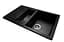 Кухонна мийка гранітна Miraggio LaPas black 786x489x203 00207907, Чорний - мініатюра 1