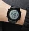 Чоловічий наручний електронний годинник Skmei 1864 (Чорний з білим циферблатом) - мініатюра 8