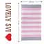 Рушник пештемаль Lovely Svi бавовняний, пляжний, хамам, spa - XХL 100x180 см Pink/Blue Stripes (7032025) - мініатюра 5