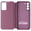 Оригінальний чохол-книжка Samsung Smart Clear View Cover для Galaxy S22 Ultra (S908) Burgundy EF-ZS908CEEGRU duplication - мініатюра 4