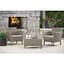 Комплект садових меблів Allibert Keter Salemo balcony set капучіно - пісок - мініатюра 4