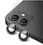 Захисне скло на камеру DK для Apple iPhone 11 Lens Metal Ring Eagle Eye 016203 black - мініатюра 2